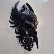 Corvo decorativo/Decoração de parede/Decoração Gótica/Dark Decor/Arte Gótica