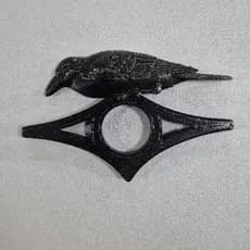 Par Suporte de dedo para leitura/Page Holder Corvo/Suporte leitura Gótico/Segura páginas