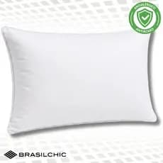 Travesseiro 70x50 Antialérgico Lavável Fibra Siliconada