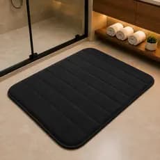 Tapete para Banheiro Felpudo de Secagem Rápida e Super Absorvente Ideal para Chuveiro Cozinha e Varanda