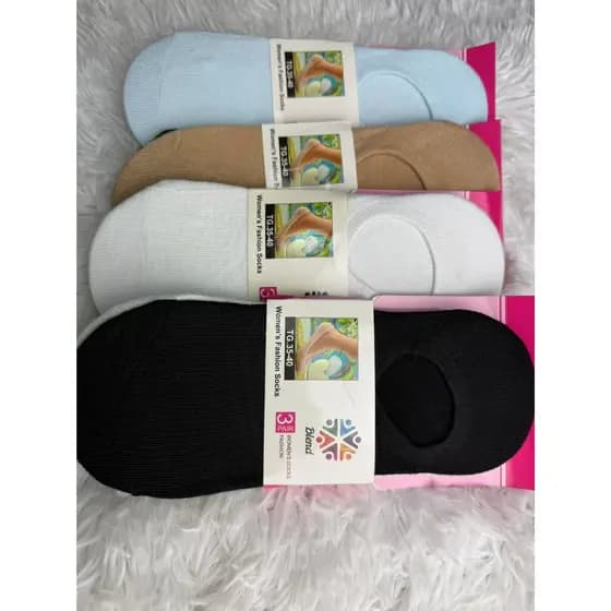 Meias femininas cod L007 Kit 6/12 Pares Meia Sapatilha Ínvisivel  35-40