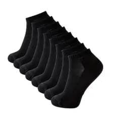 KIT 12 PARES MEIA INFANTIL BRANCA PRETA ESCOLAR MENINA MENINO cano médio Escola Masculino Feminina Criança 2-12 anos
