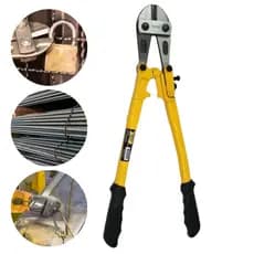 Tesoura Corta Vergalhão Cadeado Corrente 46cm Corte 6mm profissional Tesourão Corta Ferro