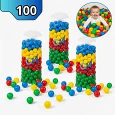 Bolinhas para Piscina até 100 Unidades coloridas 76mm Melhor Material Não Amassa Envio rápido oferta
