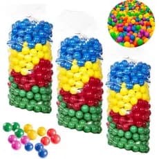 até 100 bolinhas para piscina coloridas 76mm resistente não amassa alta qualidade a pronta entrega