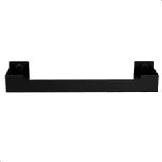 Porta Toalha Rosto Suporte Banheiro Toalheiro Preto ELG