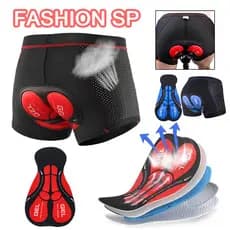 Shorts Ciclista Com Gel Respirável À Prova De Choque 5D Para Mountain Bike