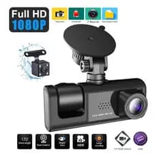 HD1080P Gravador De Condução De Carro X3 Câmera Monitoramento De Visão Noturna Direção Dianteira E Traseira