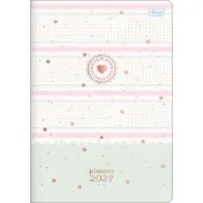 Planner Grampeado Soho 2027 17,8 x 25,4 cm – 90 G - Tilibra