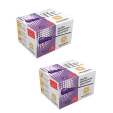 Kit 2 Caixas Agulha Hipodérmica Descartável 20x0,55mm 24G Descarpack – 200 Unidades