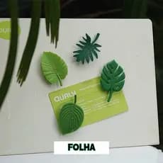 Kit 4-8pcs mini ímã ENFEITE de geladeira de folhas de planta magnético decoração