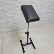 Apoio Tripé de Pe e Perna Manicure Pedicure com Regulagem de Altura Suporte p/ Podologa Spa