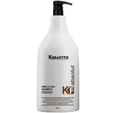 Condicionador Hidratante kerafyto de 2.5 litros para lavatórios, rende mais de 180 aplicações.