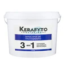 Máscara Capilar 3 Em 1 Kerafyto 1,200g Profissional - Hidratação Instantânea