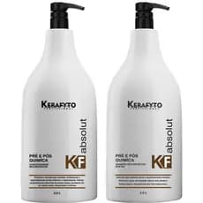 Kit Absolut Kerafyto - Pos Quimica , Shampo 2.5 Lt + Condicionador 2.5 Lt - Protege E Reestrutura A Fibra Capilar