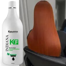 Progressiva Indiana Sem Formol Kerafyto Profissional | Liso Natural, Sem Ardência e Brilho Intenso