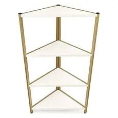 Prateleira De Canto Decorativa Organizadora Luxo Para Sala Quarto Cozinha Banheiro