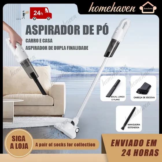 36V Aspirador de pó doméstico portátil, coletor de poeira elétrico, sem fio, carregamento de carro, três em um, limpeza, aspirador de pó