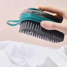 Escova De Limpeza Dispenser Multifuncional Para Lavar Roupa Limpeza Com Cerdas Líquida Acessório Roupas Multiuso