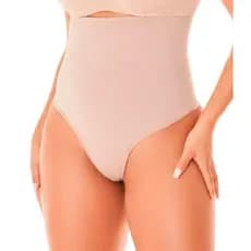Calcinha Cinta Modeladora Afinar Cintura Alta Compressão Fio Duplo