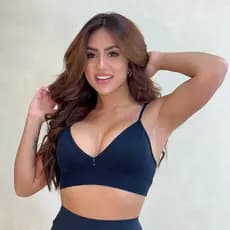 Top Academia Fitness Sem Bojo Feminino Alça Fina Poliamida Oferta