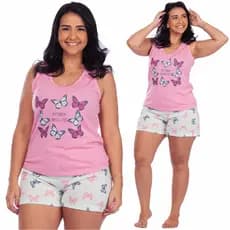 Kit 2 Pijamas Feminino Baby Doll