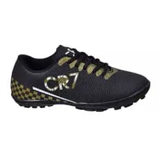 Futebol Chuteira Society Infantil  cr7 Menino Futebol Grama sintetica Tam 26 ao 35