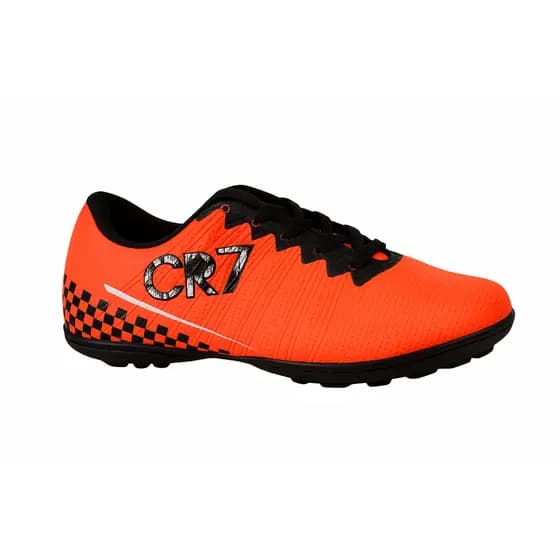 Chuteira de Futebol Society Sapato Infantil Masculina Cr7 Grama Sintética Tênis Futebol