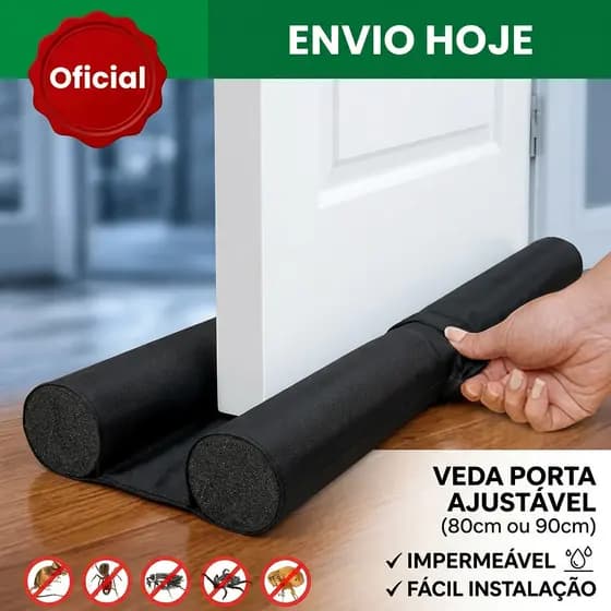Veda Porta Impermeável - Ideal para Isolamento e Conforto