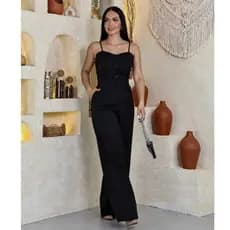 Conjunto Elegância Moderna com Calça Pantalona e Corset Estruturado Liquidação2026**