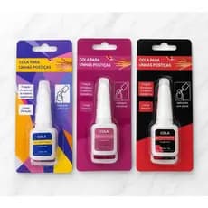Cola para Unhas Postiças com Pincel – Fixação Forte e Longa Duração
