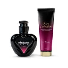 Kit Perfume Attracione + Hidratante Shine Seduction