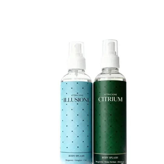 Kit Body Splash Citrium + Illusione – Fragrâncias Cítricas Refrescantes e Leve
