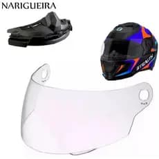Viseira Cristal Original Pro Tork P/ Capacete Stealth + Narigueira