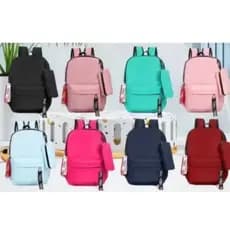 Mochila Escolar Grande Unissex Com Estojo.Infantil Trabalho Viagem