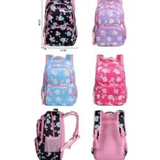 Mochila Grande Nylon Impermeável Escolar Faculdade Femenina