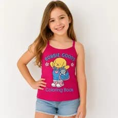 Camiseta Regata de Alça cero, Menina