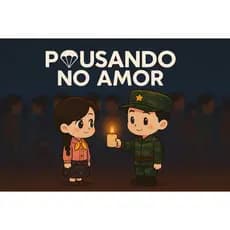 Livro de Colorir "Pousando no Amor" - Capa Dura Laminada - 37 Páginas de 120g - Tamanho A5