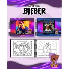 Livro de Colorir Justin Bieber - Para Fãs! 🎤