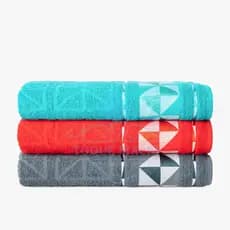 Kit 3 Toalhas de Banho Banhão Gigante Luxo Diamante 75x150cm Toque Mágico Toalhas