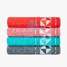 Kit 4 Toalhas de Banho Banhão Gigante Luxo Diamante 75x150cm - Toque Mágico Toalhas
