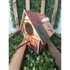 Casa de Pássarinhos Livres Resistente às Intempéries Alto Impacto Personalizado Jardim