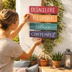 Placa para Jardim Resistente ás intempéries Alto Impacto Personalizada
