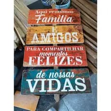 Placa de Jardim Grande Resistente ás Intmpéries Alto Impacto Decoração