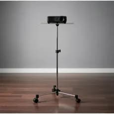 Suporte para Projetor Notebook  Tripé Profissional Pedestal em Aço Inox Altura Ajustável Desmontável Portátil