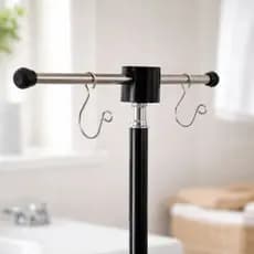 Suporte Para Soro Em Aço Inox (não acompanha tripé ou pedestal)