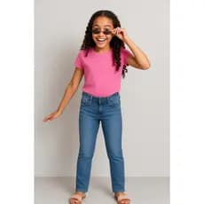 Calça Jeans  Feminina Slim Infantil e Juvenil