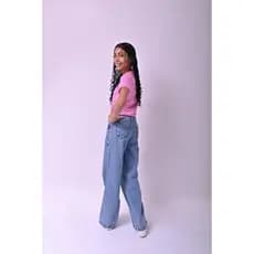 Wide leg Pantalona Infantil e Juvenil