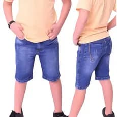 Bermuda Jeans Menino com Elastano!