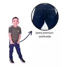 Calça Jeans Menino Com Lycra!